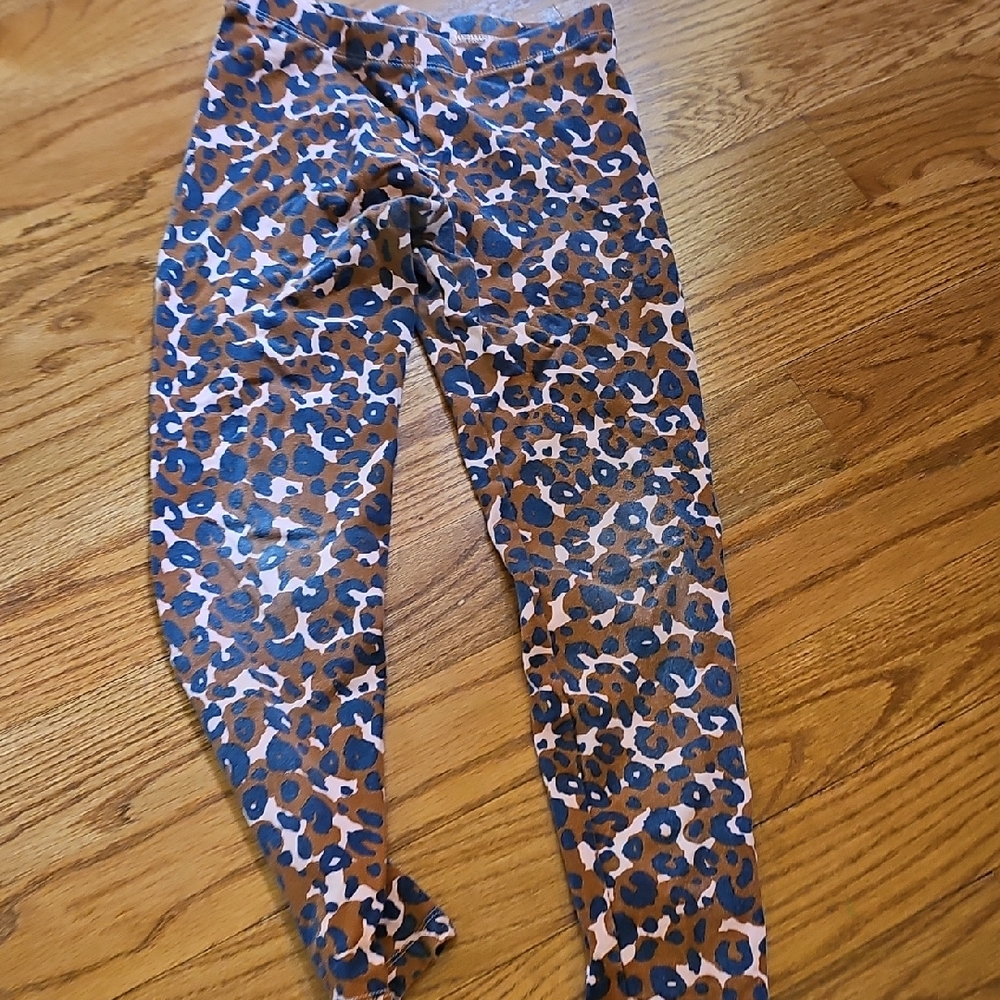 Black and Brown Leopard Print Leggings